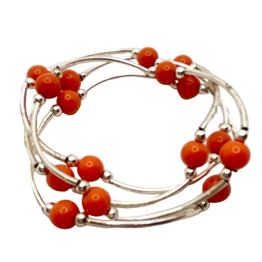 🍭4/$20 Prayer bead stretch bracelets - set of 4